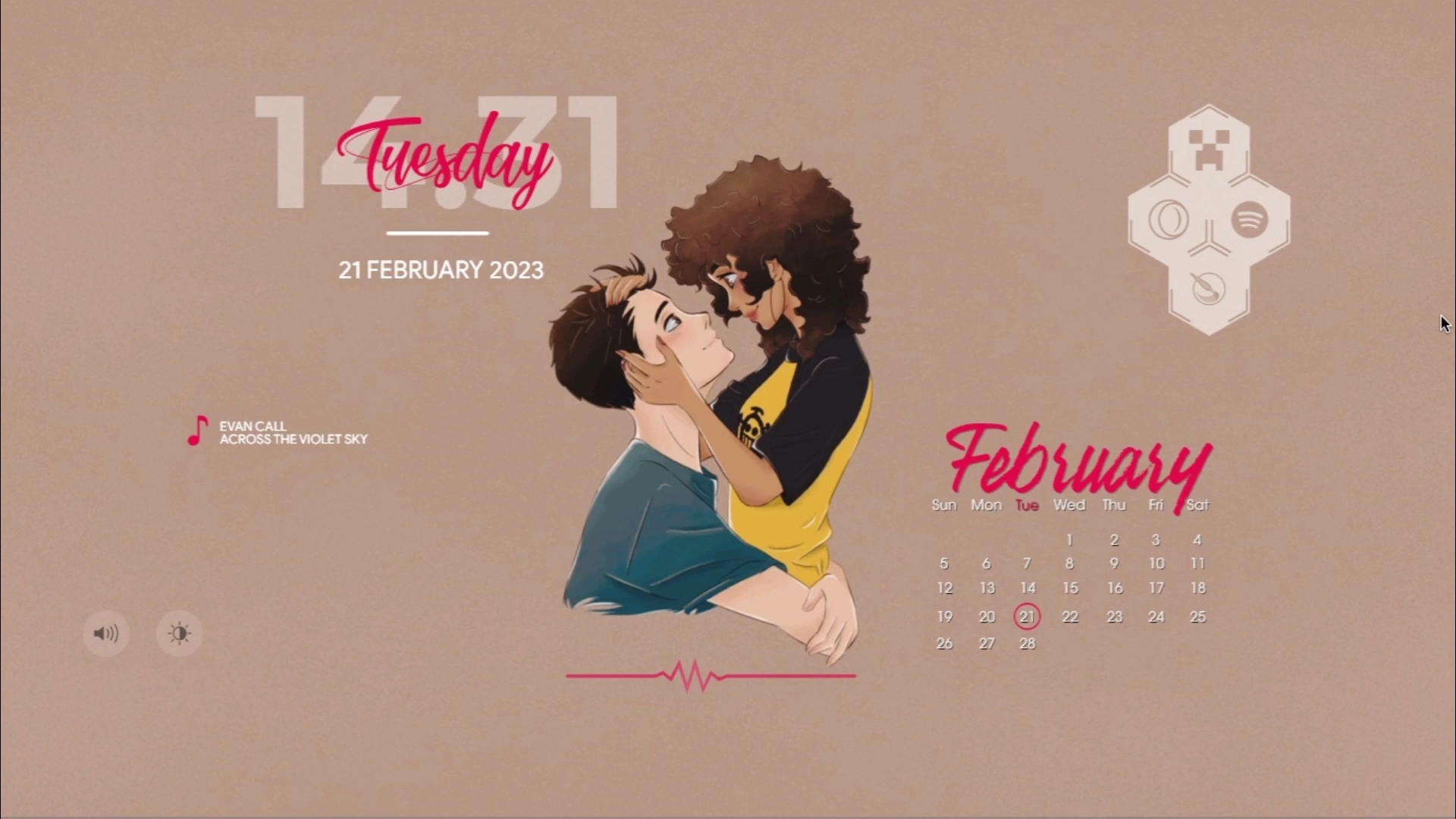 Just Love Aesthetic Rainmeter
